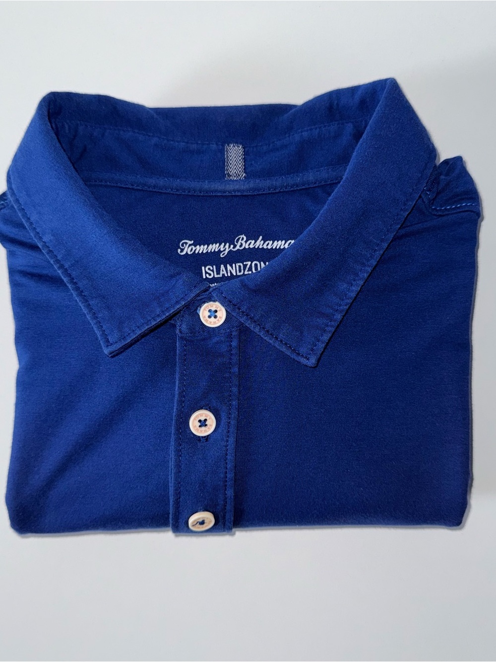Tommy Bahama IslandZone Performance Polo Men's XL Blue Stretch 37.5 Technology - Picture 9 of 9